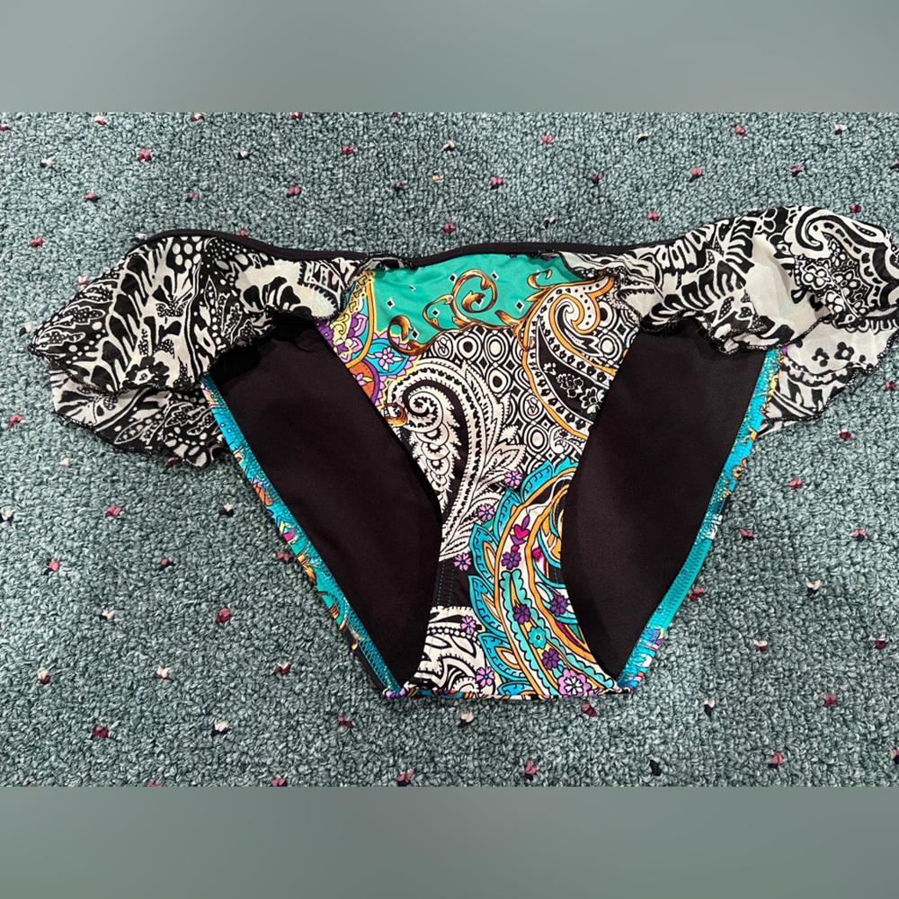 Victoria’s Secret Ruffle Bikini Bottom – Size Medium